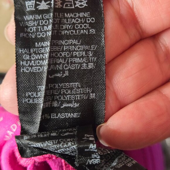 Sweaty Betty All Day Wrap Waist Tank Leggings Set Phlox Pink Size 12/XL - Picture 12 of 12